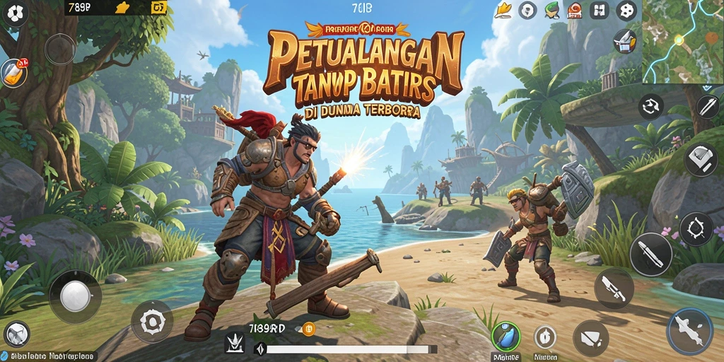 Screenshot gameplay 789RP menampilkan aksi seru di dunia terbuka.