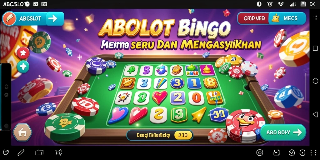 Screenshot gameplay ABCSLOT yang menampilkan momen seru permainan Bingo.