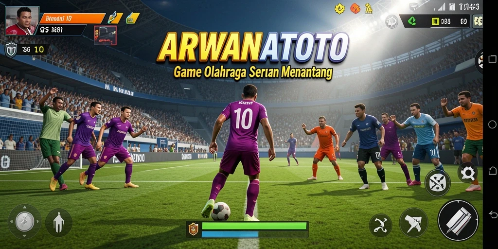 Tampilan gameplay ARWANATOTO yang menegangkan dan kompetitif.