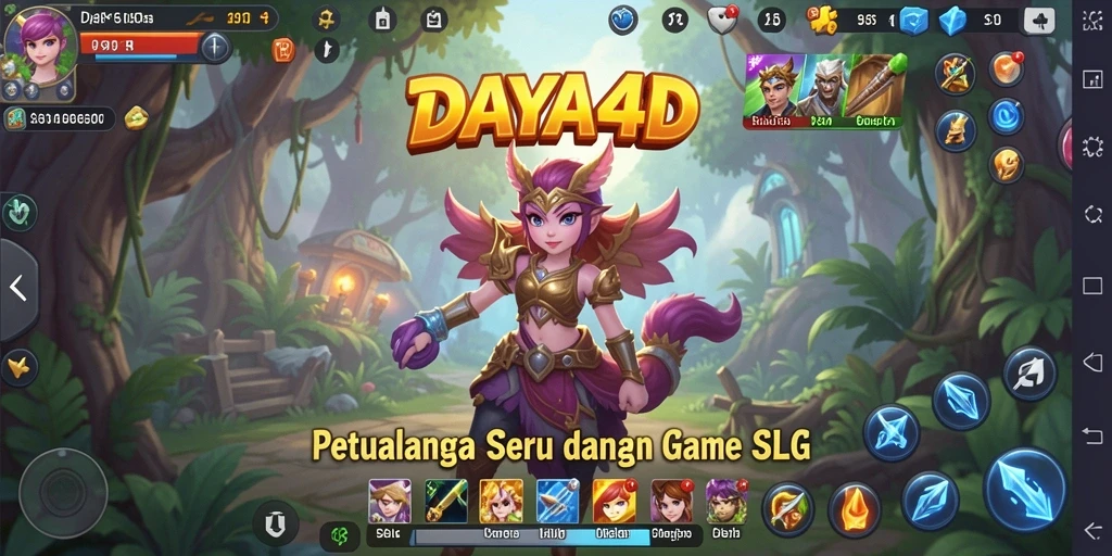 Tampilan menarik gameplay DAYA4D yang penuh strategi.