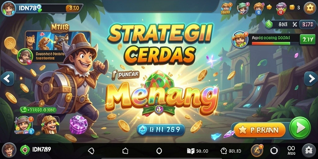 Tangkapan layar gameplay menampilkan strategi dan taktis permainan IDN789.