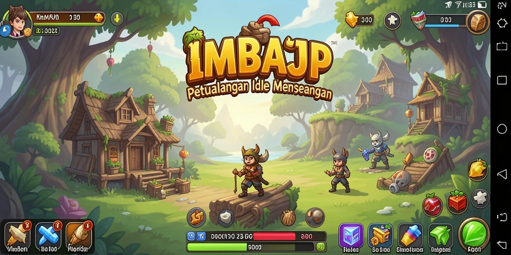 Tampilan gameplay IMBAJP yang menawan dan menantang.