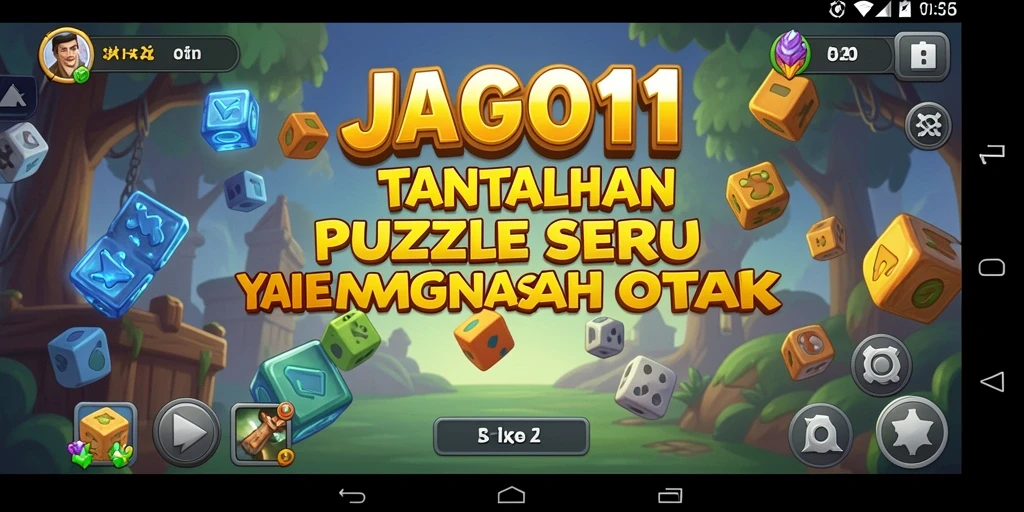 Screenshot gameplay <strong>JAGO11</strong> menampilkan tantangan Puzzle yang mengasyikkan.