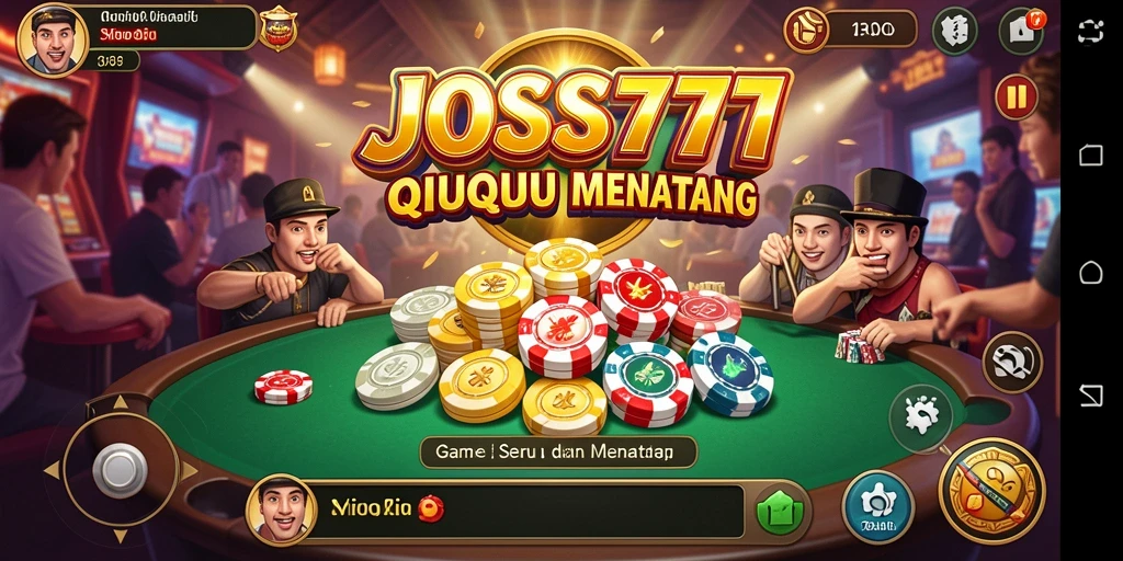 Tampilan menarik dari gameplay QiuQiu di JOSS777.