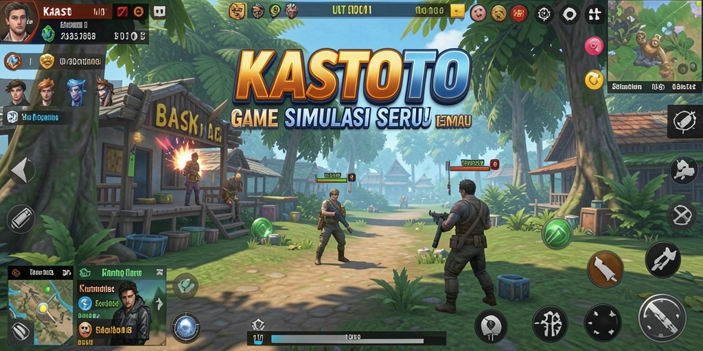Tampilan gameplay KASTOTO yang menakjubkan dan menarik.