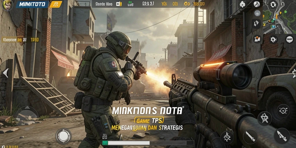 Gameplay MINITOTO yang intens dan menantang dalam aksi TPS.