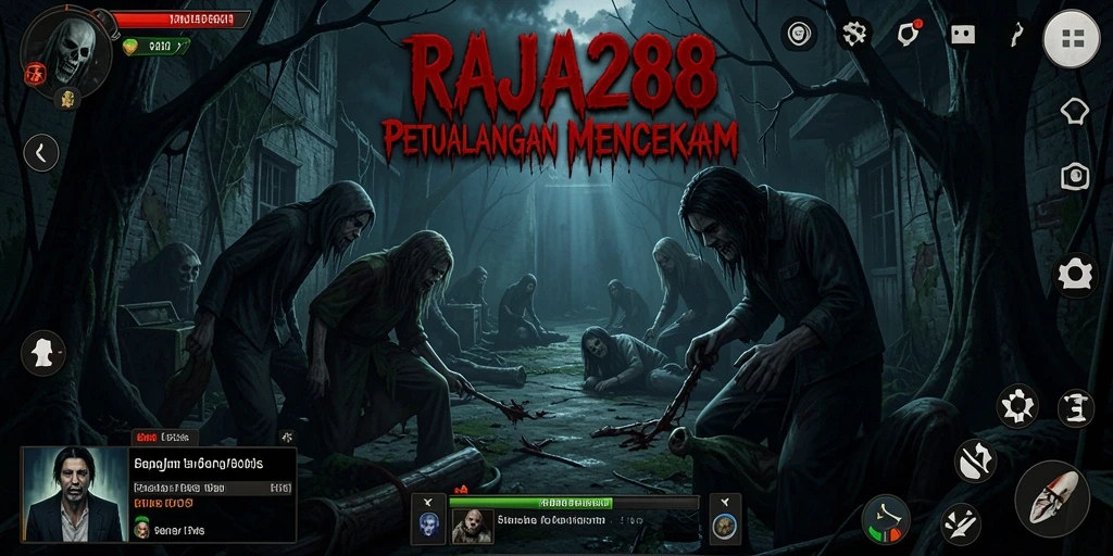 Tangkapan layar menunjukkan suasana mencekam dalam gameplay RAJA288.