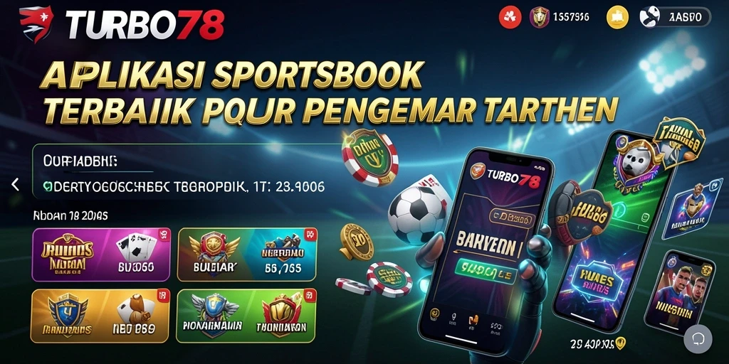 Screenshot gameplay TURBO78 menampilkan antarmuka Sportsbook yang menarik.