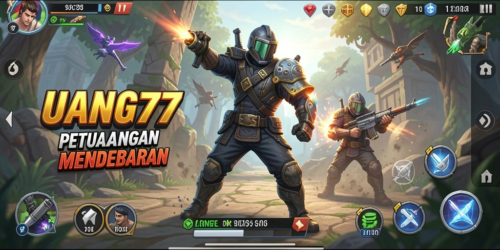 Tampilan menegangkan dari gameplay UANG77 dengan aksi yang mendebarkan.