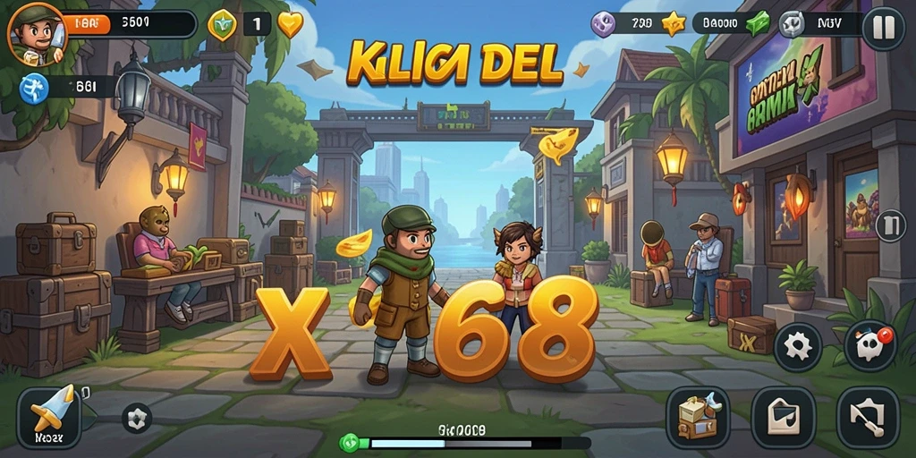 Tampilan gameplay X168 yang mengasyikkan dan menyenangkan.